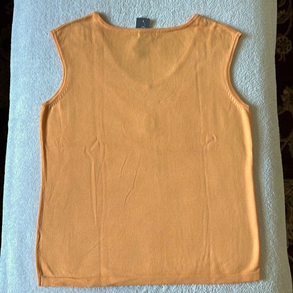 Orange Beaded Knit Top - Picture 6 of 10